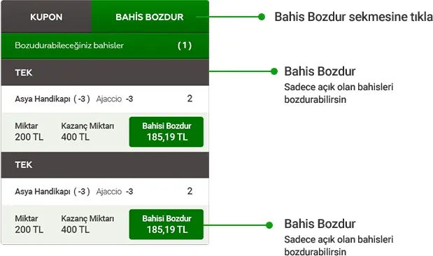 Tipobet Giriş - Bahis Bozdur Özelliği