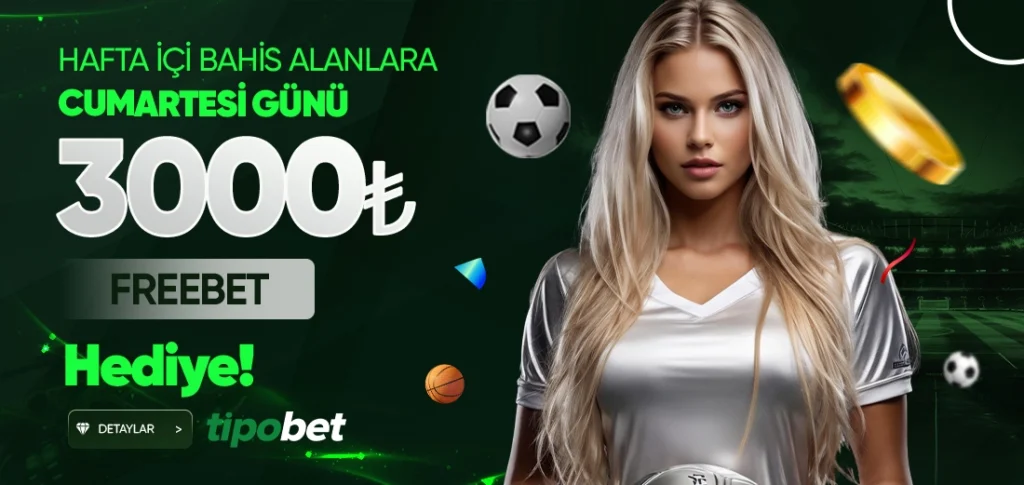 Tipobet Hediye Nakit Freebet Ödülü