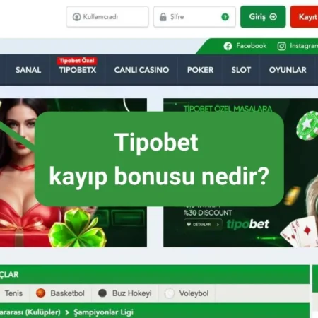 Tipobet kayıp bonusu nedir? Kuralları nelerdir?